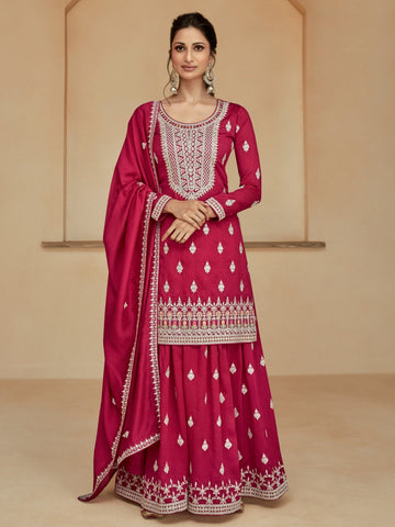 Rent Burgundy Gowns Online- Indian Gowns- Glamourental